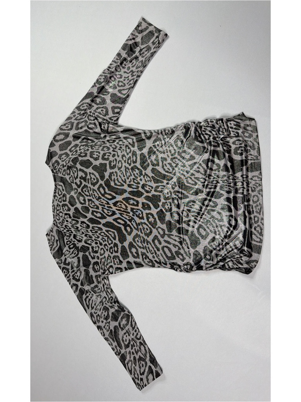 INC International Concepts Leopard Print Semi Sheer Top